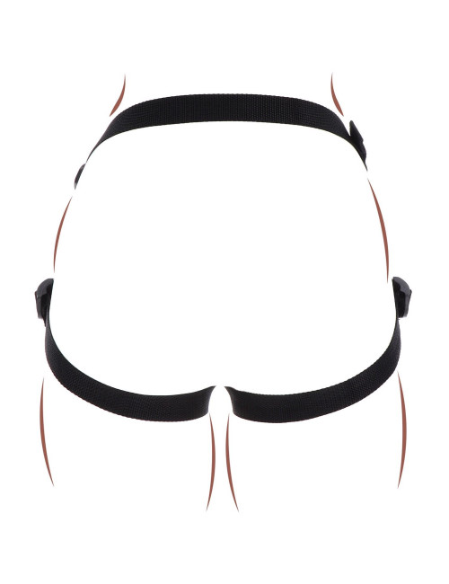 ToyJoy Strap-On Pleasure Harness Black Uprząż