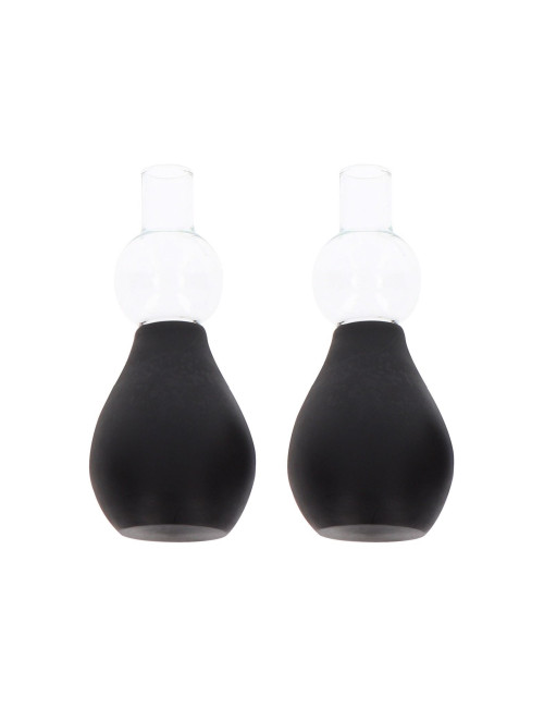 Taboom Nipple Enlargers z 8 Pierścieniami Czarne