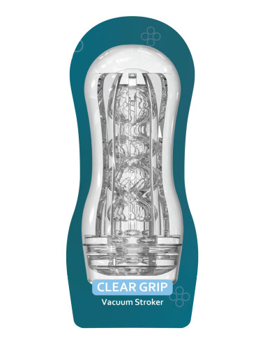 Clear Grip Vacuum Stroker