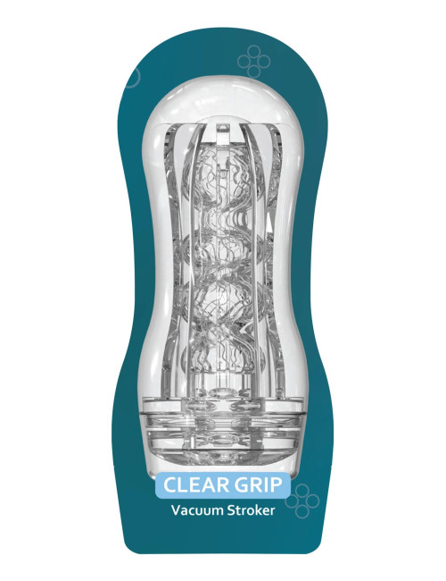 ToyJoy Clear Grip Vacuum Stroker Masturbator