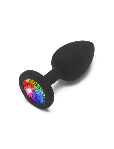 Rainbow Booty Jewel Small Black