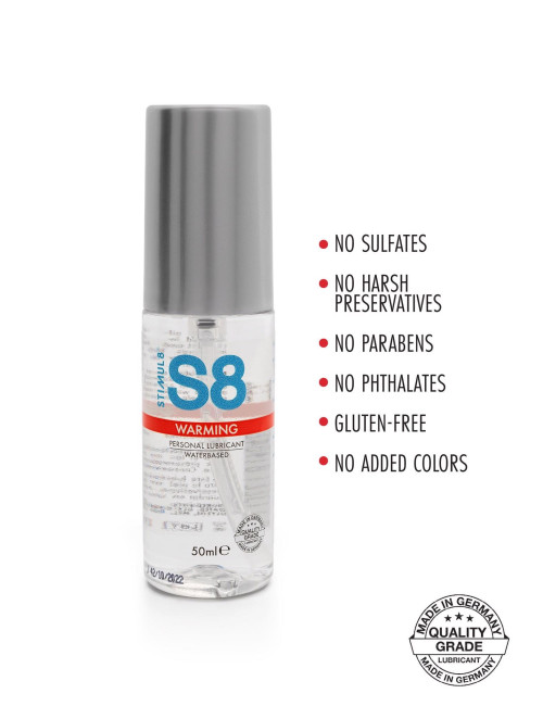 S8 WB Warming Lube 50ml Warming