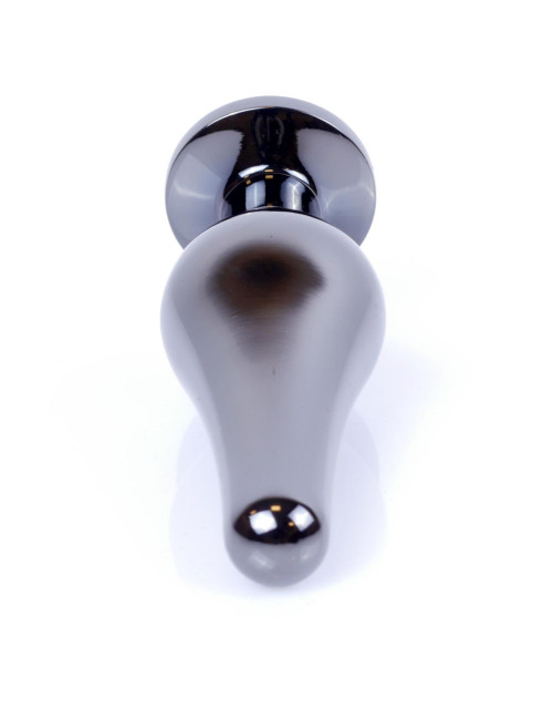Plug-Jewellery Dark Silver Butt Plug - Biżuteria analna, Zabawki analne, Stal nierdzewna