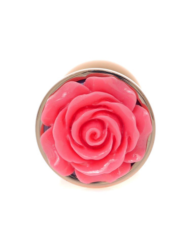 Plug-Jewellery Red Gold Pink – Biżuteria analna ze stali nierdzewnej, Zabawki analne