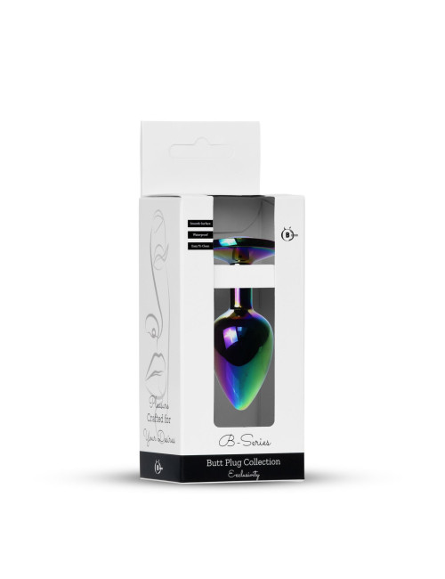 B - Series HeavyFun Plug-Jewellery Multicolour PLUG-Clear – Biżuteria analna