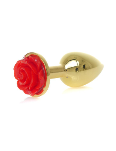 Plug-Jewellery Gold PLUG ROSE- Red