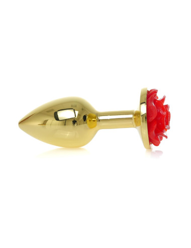 Plug-Jewellery Gold PLUG ROSE- Red