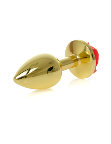 Plug-Jewellery Gold PLUG ROSE- Red
