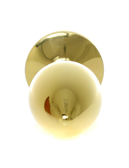 B - Series HeavyFun Plug-Jewellery Gold Rose – Korek analny z różyczką