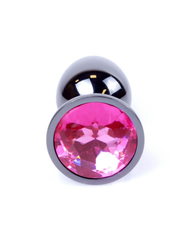 Plug-Jewellery Dark Silver PLUG- Pink