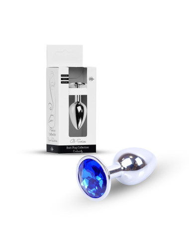 Plug-Jewellery Silver PLUG- Dark Blue