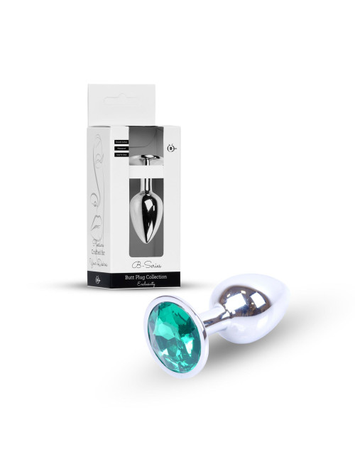 Plug-Jewellery Silver PLUG- Green