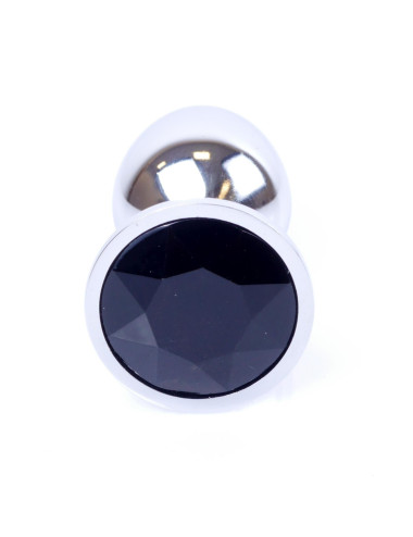 Plug-Jewellery Silver PLUG- Black