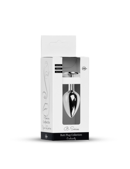 Plug-Jewellery Silver PLUG- Black