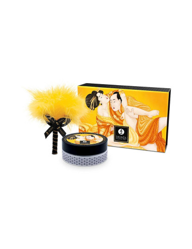 Mango Body Powder - Puder do masażu o smaku mango (śmieszne słodycze erotyczne)