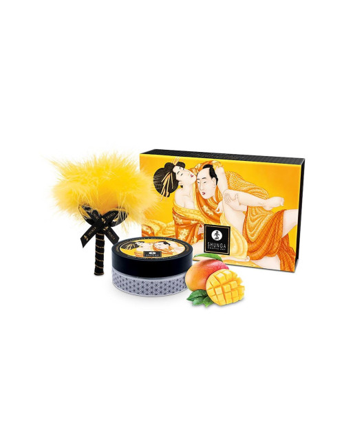 Mango Body Powder - Puder do masażu o smaku mango (śmieszne słodycze erotyczne)