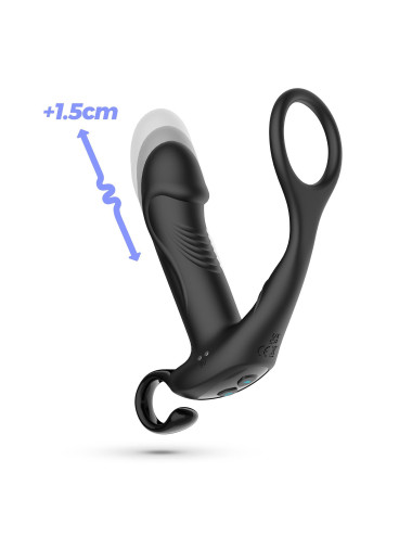 CRUSHIOUS MAGOO PROSTATE MASSAGER WITH COCKRING AND REMOTE CONTROL