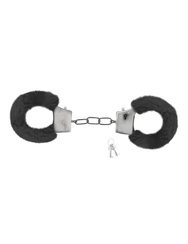 CRUSHIOUS DÉSIR NOIR HANDCUFFS SET + SATIN BLINDFOLD AND WARMING EFFECT LUBRICANT
