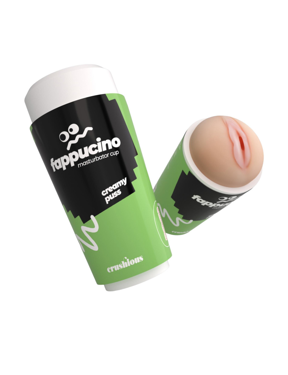 Crushious Fappuccino Creamy Puss – Przenośny masturbator waginalny