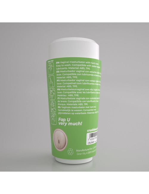 Crushious Fappuccino Creamy Puss – Przenośny masturbator waginalny