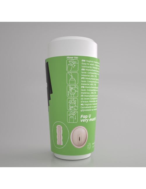 Crushious Fappuccino Creamy Puss – Przenośny masturbator waginalny