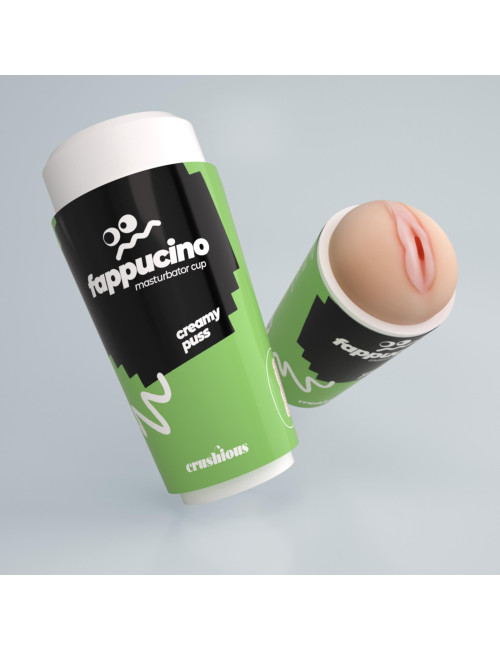 Crushious Fappuccino Creamy Puss – Przenośny masturbator waginalny