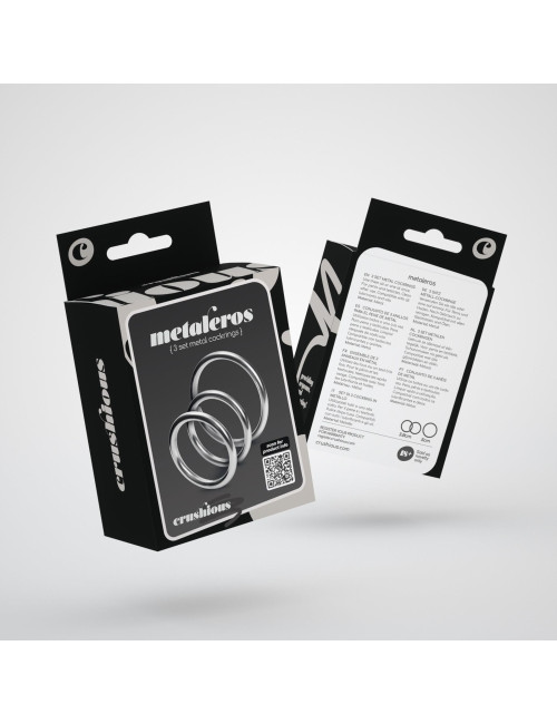 CRUSHIOUS METALEROS 3 METAL COCKRING SET