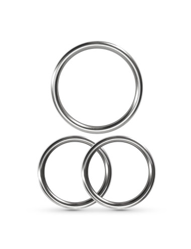 CRUSHIOUS METALEROS 3 METAL COCKRING SET