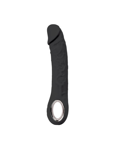 Black vibrator - 10 different modes of vibration and heating function