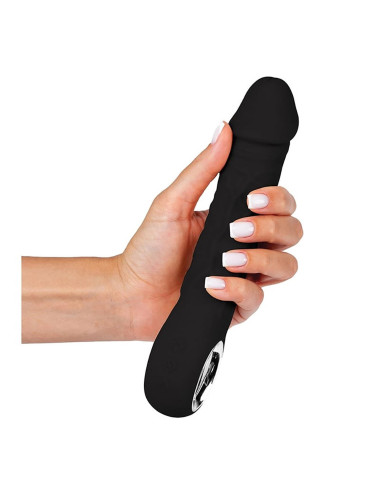 Black vibrator - 10 different modes of vibration and heating function