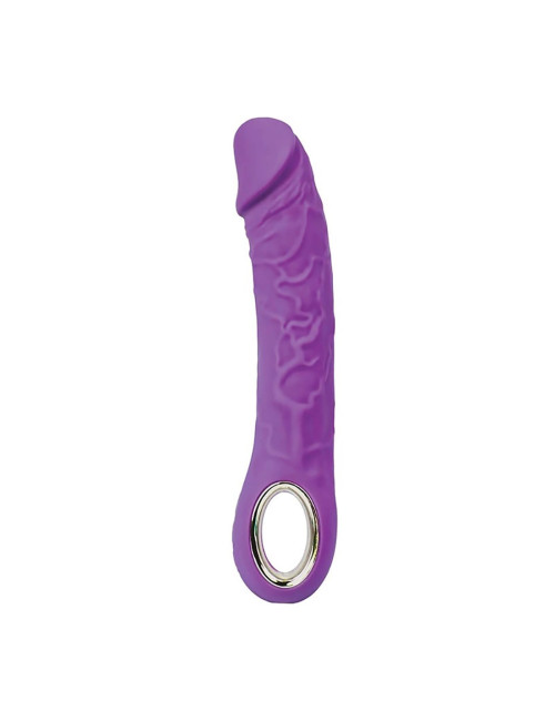 Purple Wibrator silikonowy Realistyczny - 10 trybów wibracji i funkcja grzania