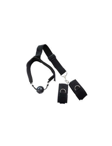 Breathable ball gag with adjustable straps