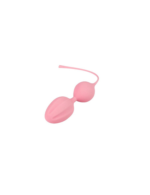 Kegel balls silikonowe bez wibracji – kulki do treningu dna miednicy, 19 cm, średnica 2,8 cm, 75 g