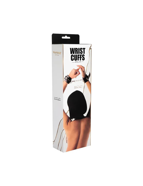 Kajdanki na nadgarstki Wrist Cuffs – regulowane, skóra PU, bez niklu, komfort i kontrola. Zabawki BDSM