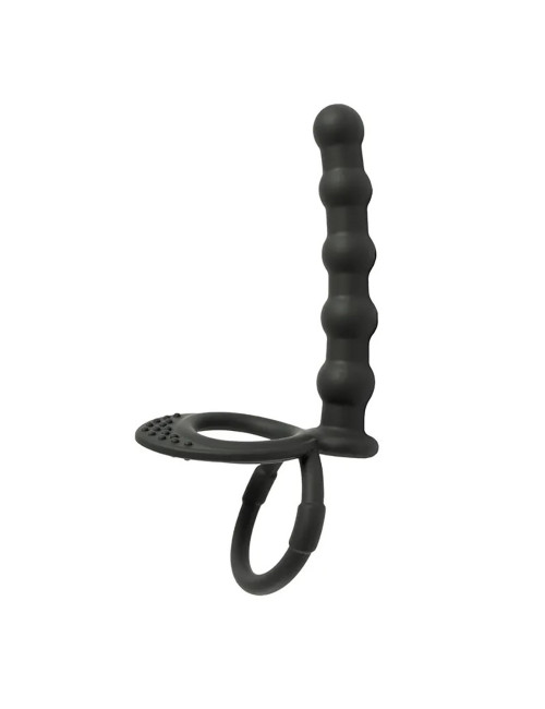 Dildo Strap On Silikonowy Bez Wibracji – Podwójna Penetracja