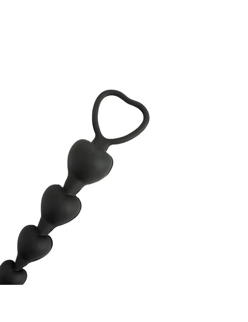 ANAL BEADS black heart