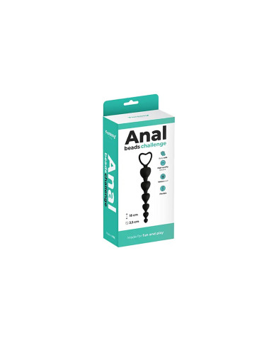 ANAL BEADS black heart