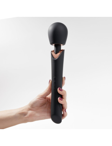 CRUSHIOUS HOLLY RECHARGEABLE WAND MASSAGER BLACK