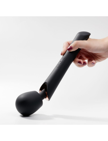 CRUSHIOUS HOLLY RECHARGEABLE WAND MASSAGER BLACK