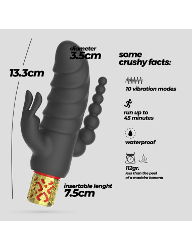 CRUSHIOUS ROMANOV CLASSIC VIBRATOR WITH REMOVABLE SILICONE SLEEVE
