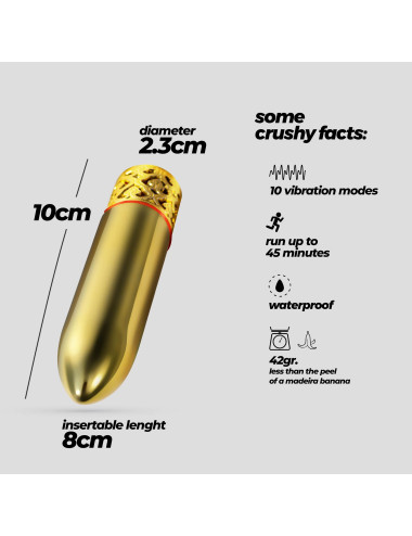 CRUSHIOUS ROMANOV CLASSIC VIBRATOR WITH REMOVABLE SILICONE SLEEVE