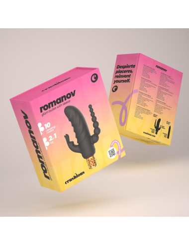 CRUSHIOUS ROMANOV CLASSIC VIBRATOR WITH REMOVABLE SILICONE SLEEVE