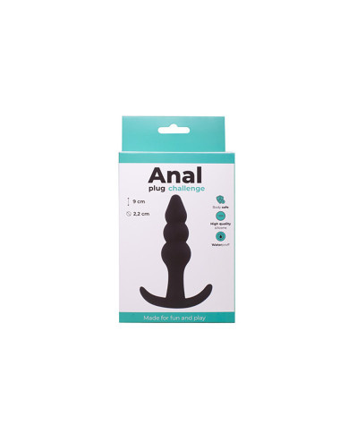 ANAL PLUG Black beaded