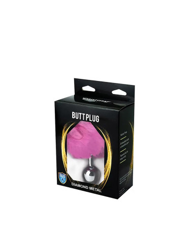 BUTT PLUG pink bunny tail