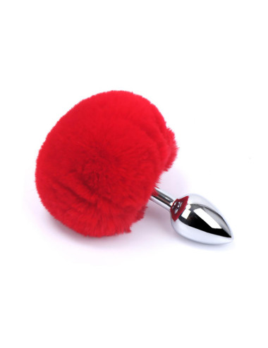 BUTT PLUG red bunny tail