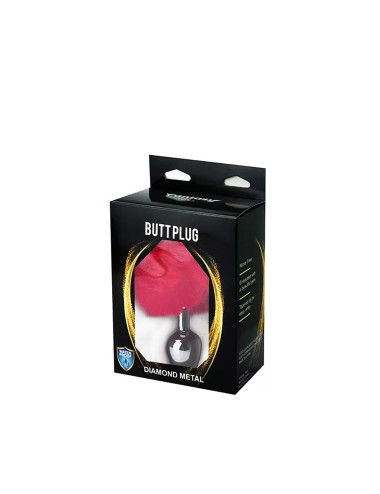 BUTT PLUG red bunny tail