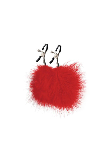 Feather nipple clamps with adjustable
pressure, and soft comfortable pads