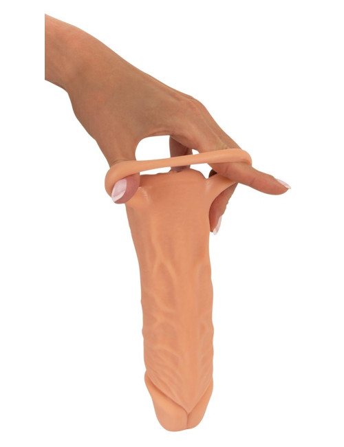 Nature Skin Extender Medium 18,5 cm - Masturbator i extension sleeve - Zabawki dla dorosłych - Waginy