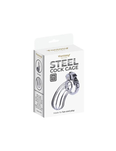 Stainless Steel Penis Cage 2 with Advanced Locking Mechanism