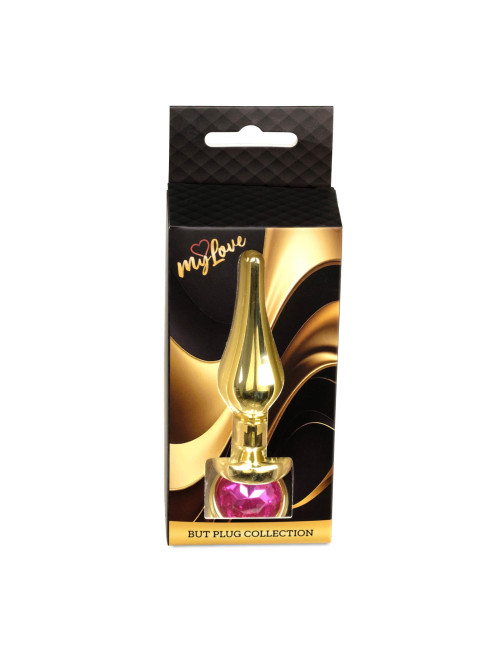MyLove Toys Złoty Korek Analny Pink
